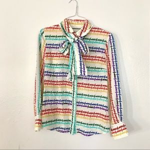Rare Vintage Gucci silk Blouse